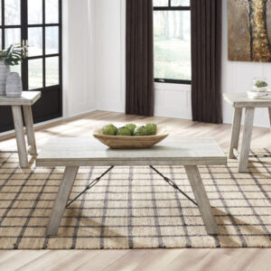 Ashley 3 Pc Table Set - Whitewash