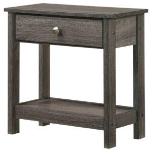 Crown Mark Nightstand - Gray