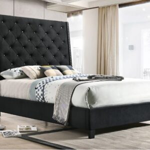 Crown Mark King Bed - Black
