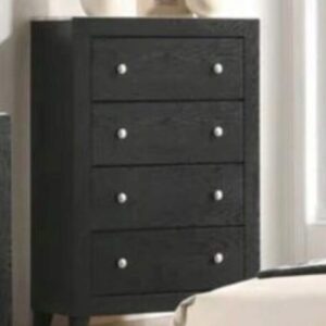 Crown Mark Chest - Black/White