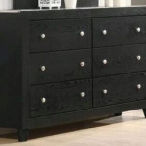 Crown Mark Dresser - Black/White