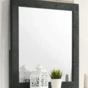 Crown Mark Mirror - Black/White