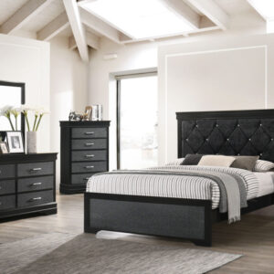 Crown Mark 6 Pc King Bedroom - Black