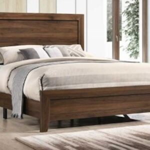 Crown Mark Full Bed - Light Brown