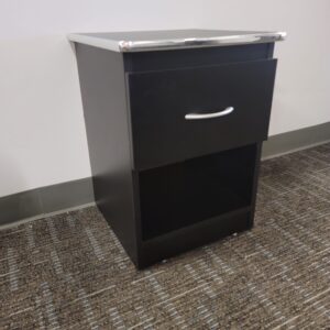 Modern Nightstand - Black