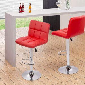 UCF 2 Pc Adjustable Stools - Red
