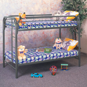 Nationwide Twin/Twin Bunkbed - Gray Metal