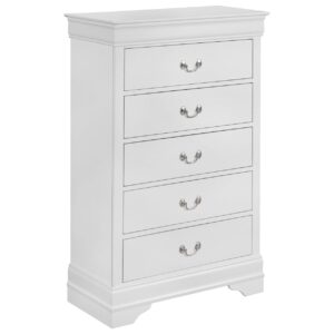 Crown Mark Chest - White