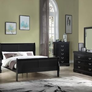 Crown Mark 5 Pc Twin Bedroom - Black