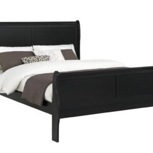 Crown Mark Twin Bed - Black