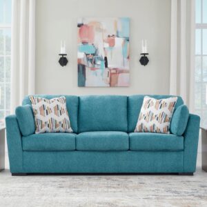 Ashley Furniture Sofa Only - Teal