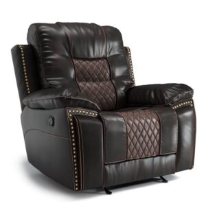 American Wholesale Glider Recliner - Commander Brown