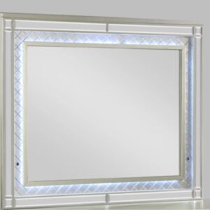 Crown Mark Mirror - Champagne