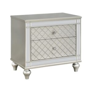 Crown Mark Nightstand - Champagne