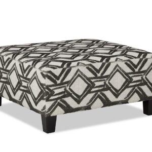 Albany Accent Ottoman - Everclear Chocolate