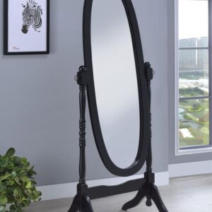 Coaster Cheval Mirror - Black