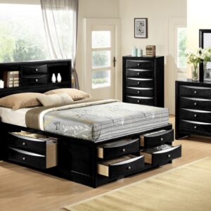 Crown Mark 6 Pc King Bedroom - Black