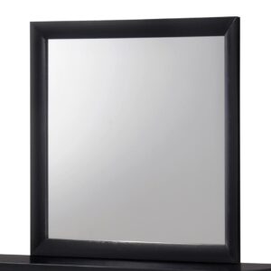 Crown Mark Mirror - Black