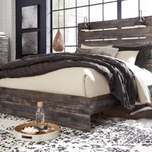 Ashley Full Bed - Rustic Brown