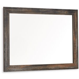 Ashley Mirror - Rustic Brown