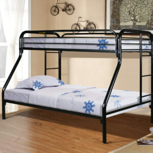 Nationwide Twin/Full Bunkbed - Black Metal