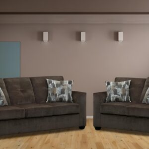 Washington Sofa and Loveseat - Gerald Chocolate