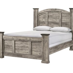 Crown Mark King Bed - Light Gray