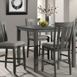 American Wholesale 5 Pc Counter Height Dinette - Grey
