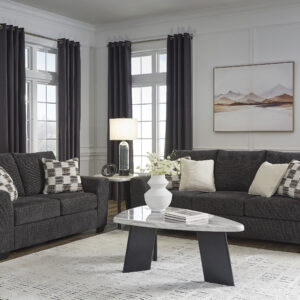 Ashley Furniture Sofa and Loveseat - Ebony