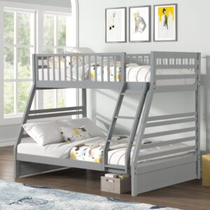 Nationwide Twin/Full Bunkbed - Gray