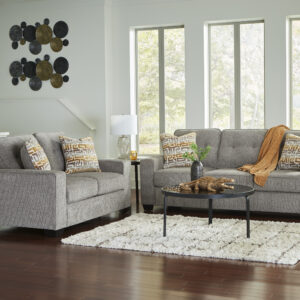 Ashley Furniture Sofa and Loveseat - Iron