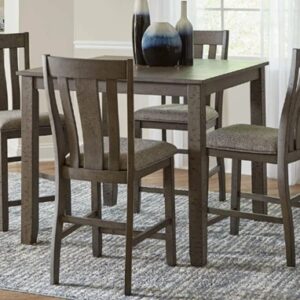 American Wholesale 5 Pc Counter Height Dinette - Brown