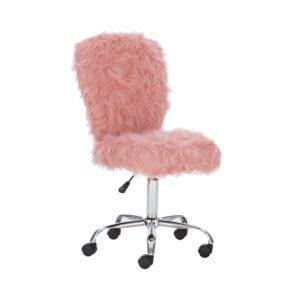 Linon Desk Chair - Blush Pink
