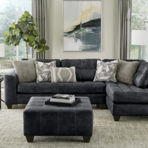 Albany Furniture 2 Pc Sectional - Crow Twilight