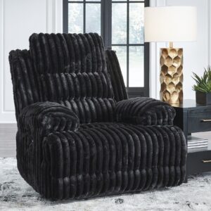 Ashley Power Wall Hugger Recliner - Onyx