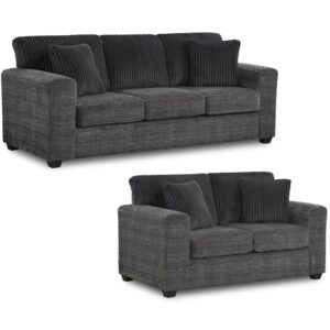 Washington Sofa and Loveseat - Horizon Storm
