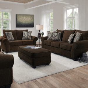 Behold Sofa and Loveseat - Arlington Chocolate