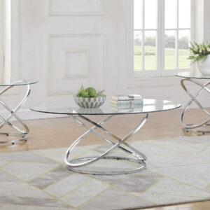 Nationwide 3 Pc Table Set - Clear Glass