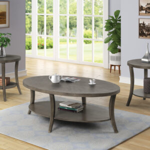 Nationwide 3 Pc Table Set - Grey